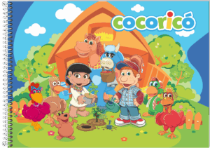 CADERNO ESPIRAL CARTOGRAFIA COCORICÓ