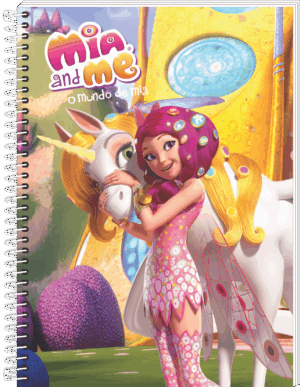 CADERNO ESPIRAL UNIVERSITÁRIO MIA AND ME