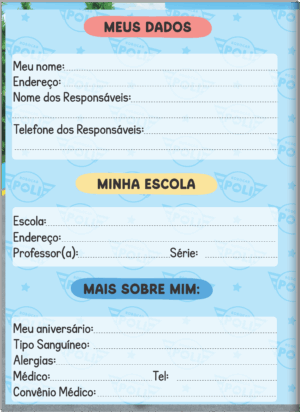 CADERNO BROCHURA 1/4 ROBOCAR POLI