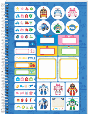 CADERNO ESPIRAL UNIVERSITÁRIO ROBOCAR POLI