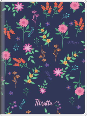 CADERNO BROCHURA MINI FLORATTA