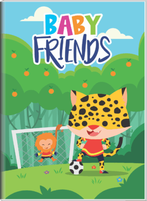 CADERNO BROCHURA 1/4 BABY FRIENDS