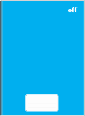 CADERNO BROCHURA UNIVERSITÁRIO 80 FOLHAS OFF