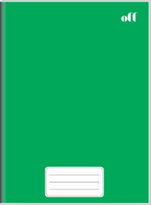 CADERNO BROCHURA UNIVERSITÁRIO 80 FOLHAS OFF