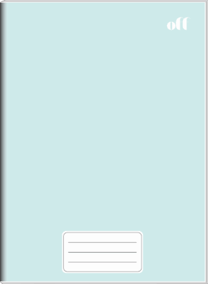 CADERNO BROCHURA 1/4 48 FOLHAS OFF