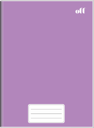 CADERNO BROCHURA 1/4 48 FOLHAS OFF