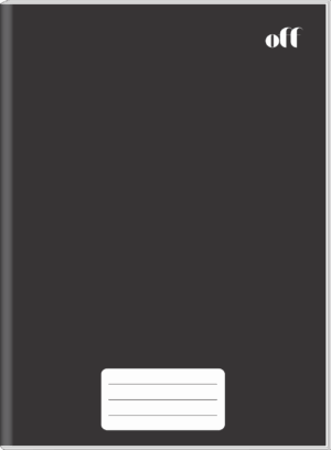 CADERNO BROCHURA 1/4 96 FOLHAS OFF