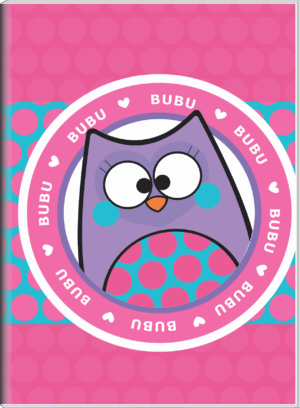 CADERNO BROCHURA 1/4 BUBU E AS CORUJINHAS