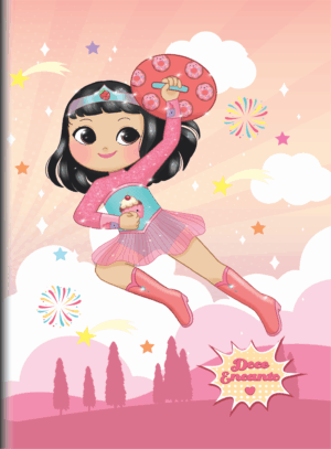 CADERNO BROCHURA 1/4 DOCE ENCANTO