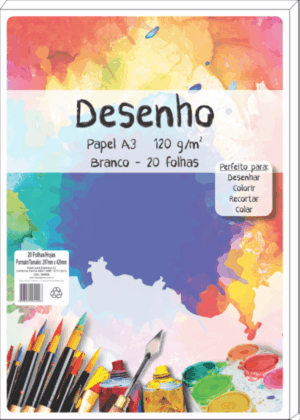 BLOCO DE DESENHO A3