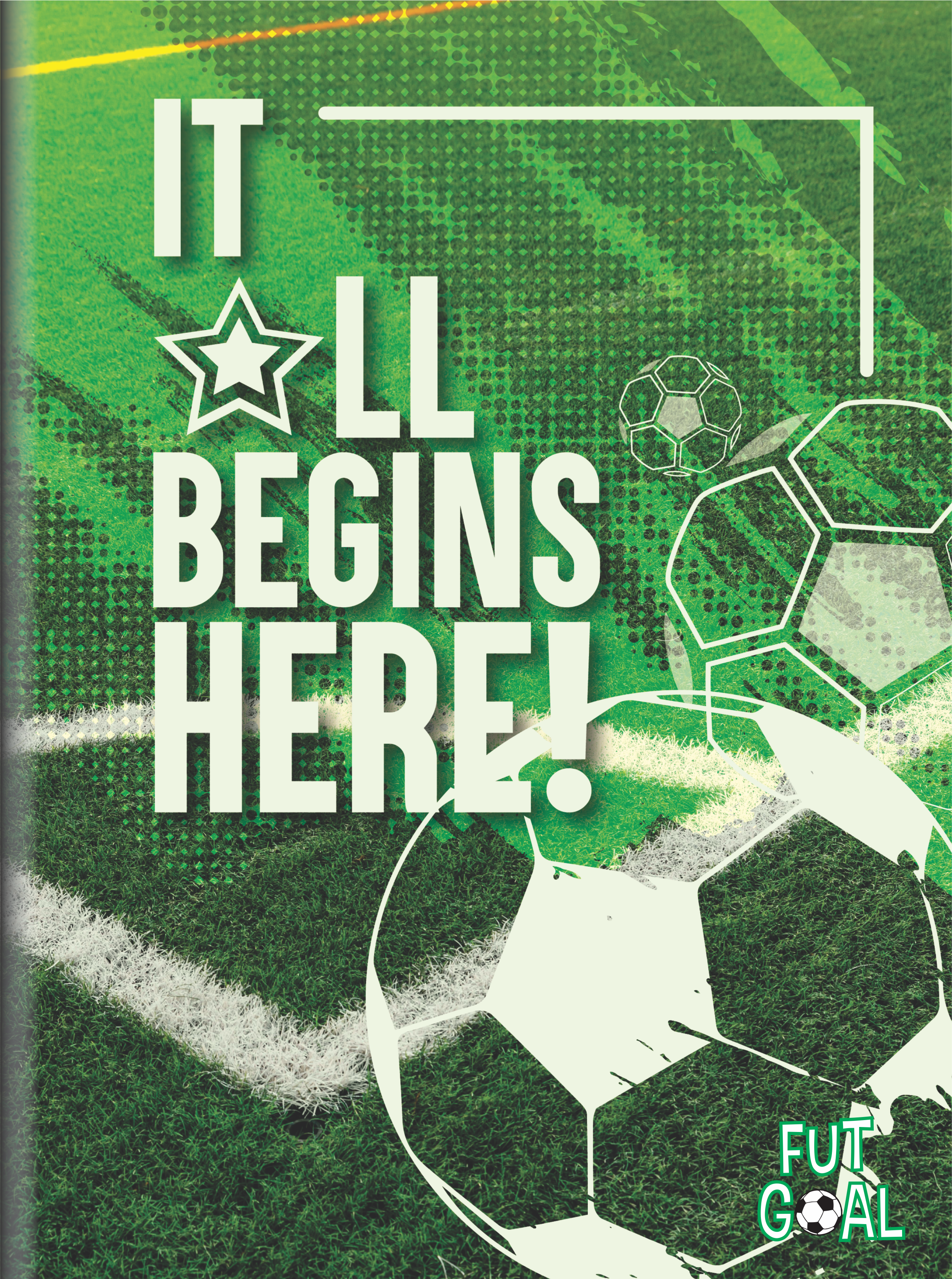 CADERNO BROCHURA 1/4 FUTGOAL