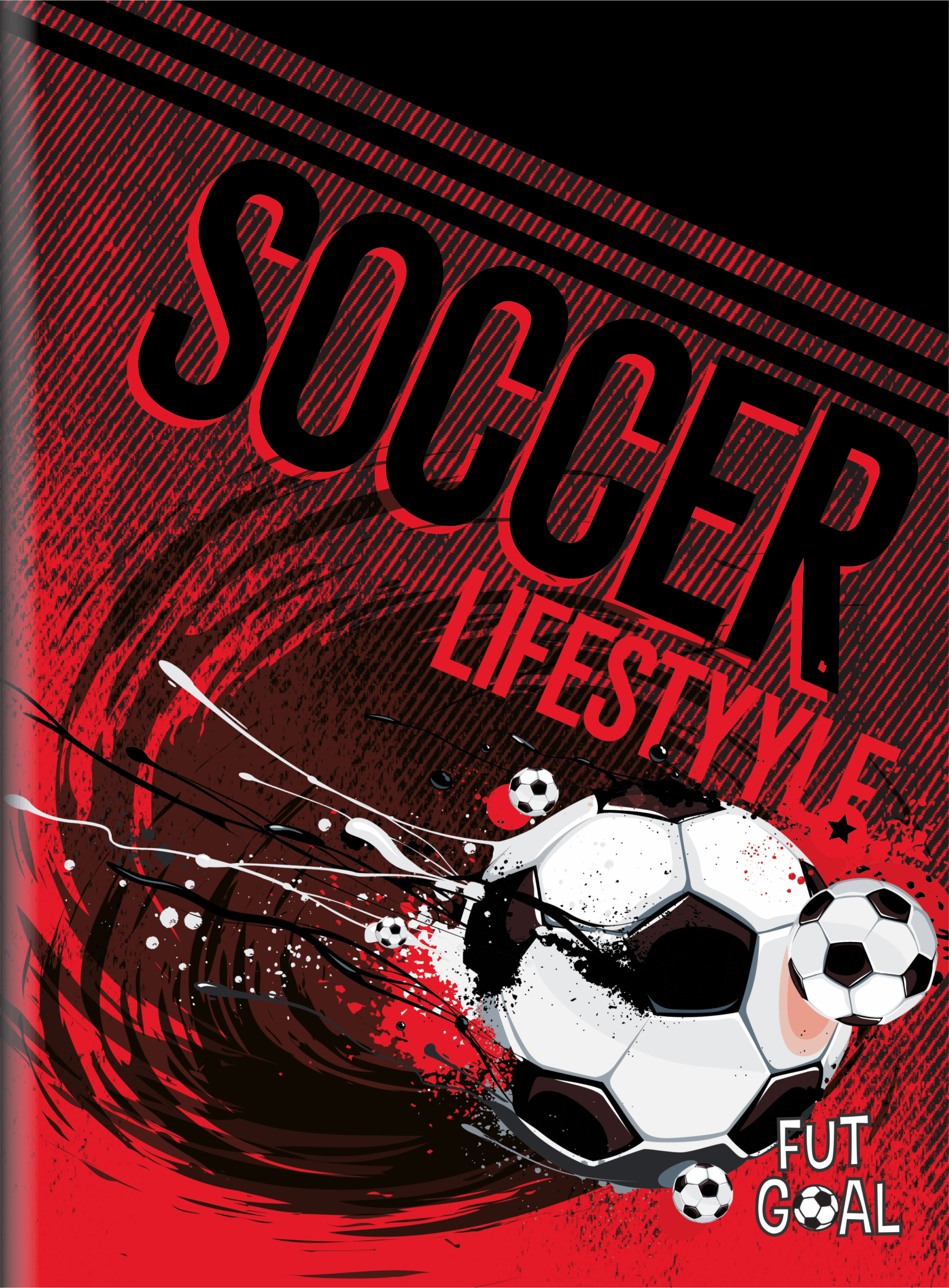 CADERNO BROCHURA 1/4 FUTGOAL