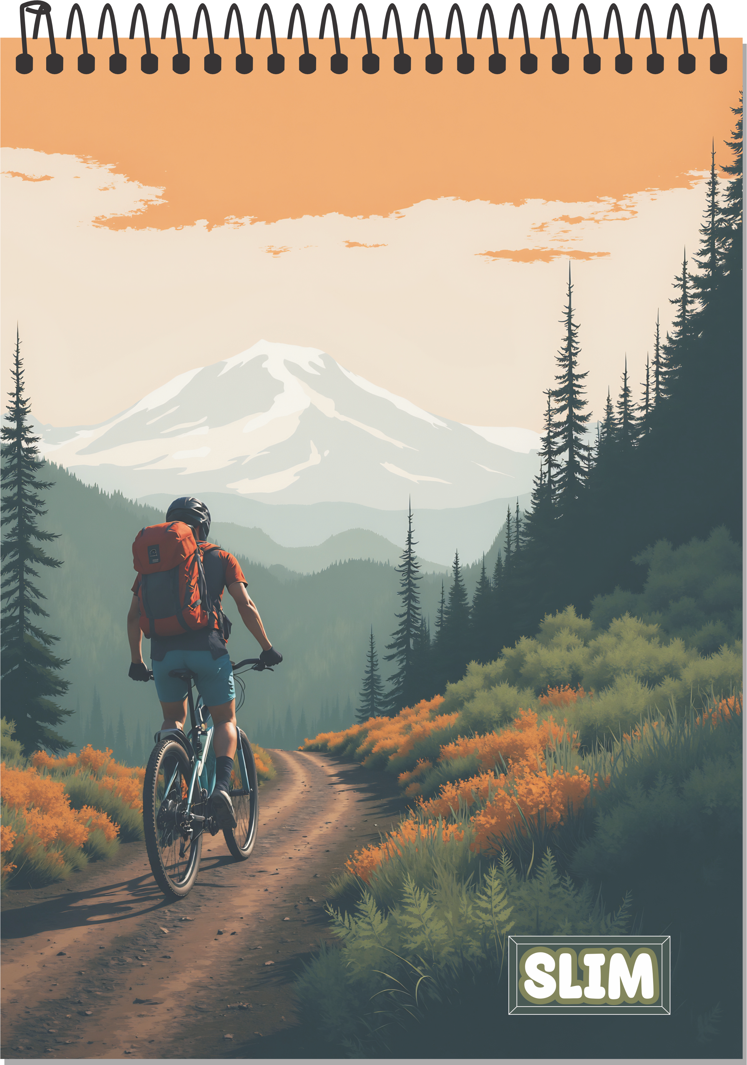 CADERNO ESPIRAL ALTO COLEGIAL SLIM