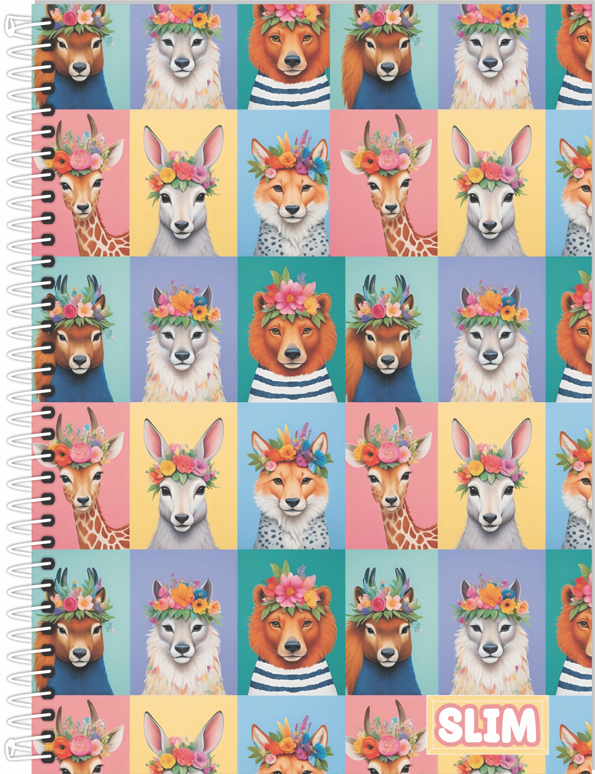 CADERNO ESPIRAL 1/4 SLIM