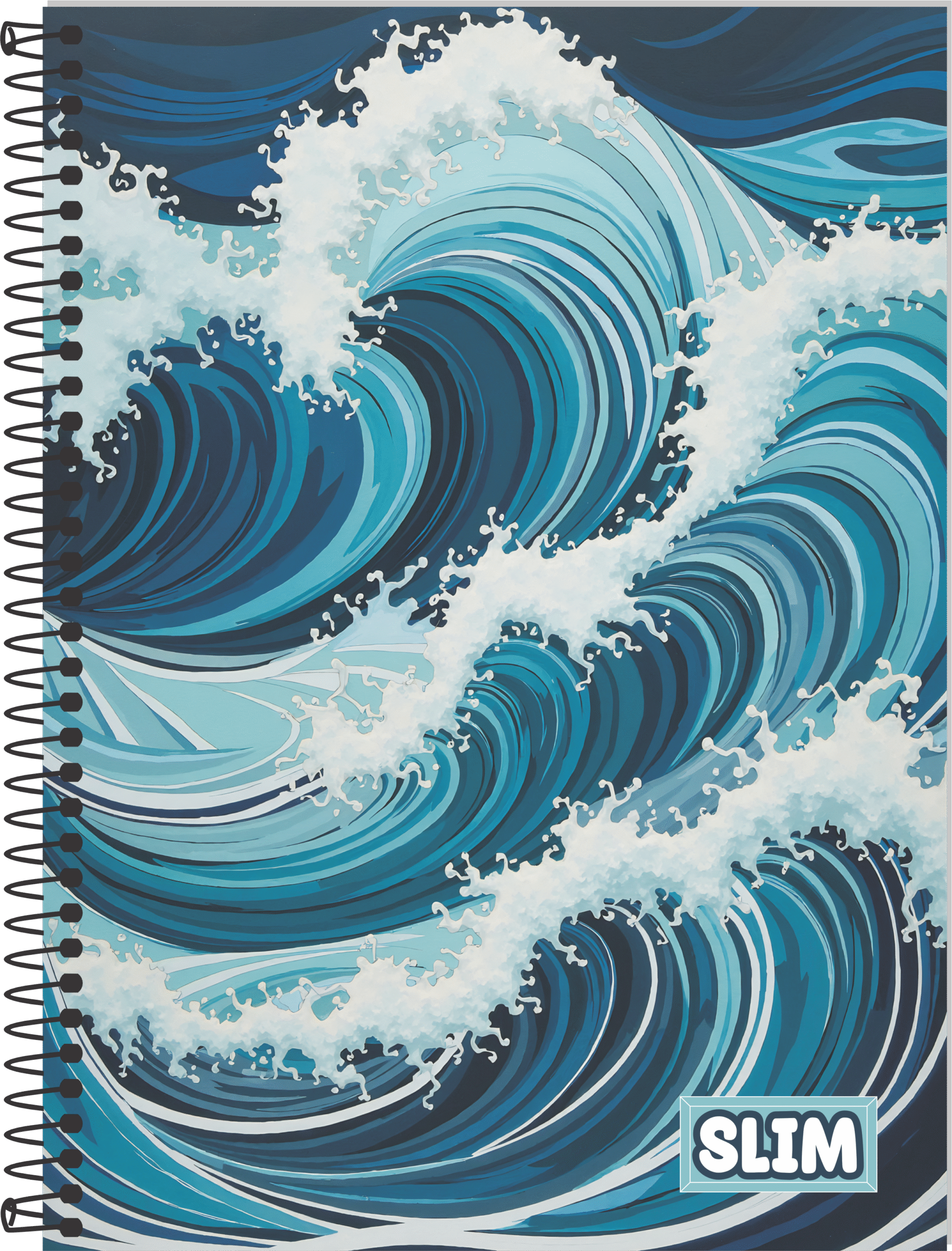 CADERNO ESPIRAL 1/4 SLIM