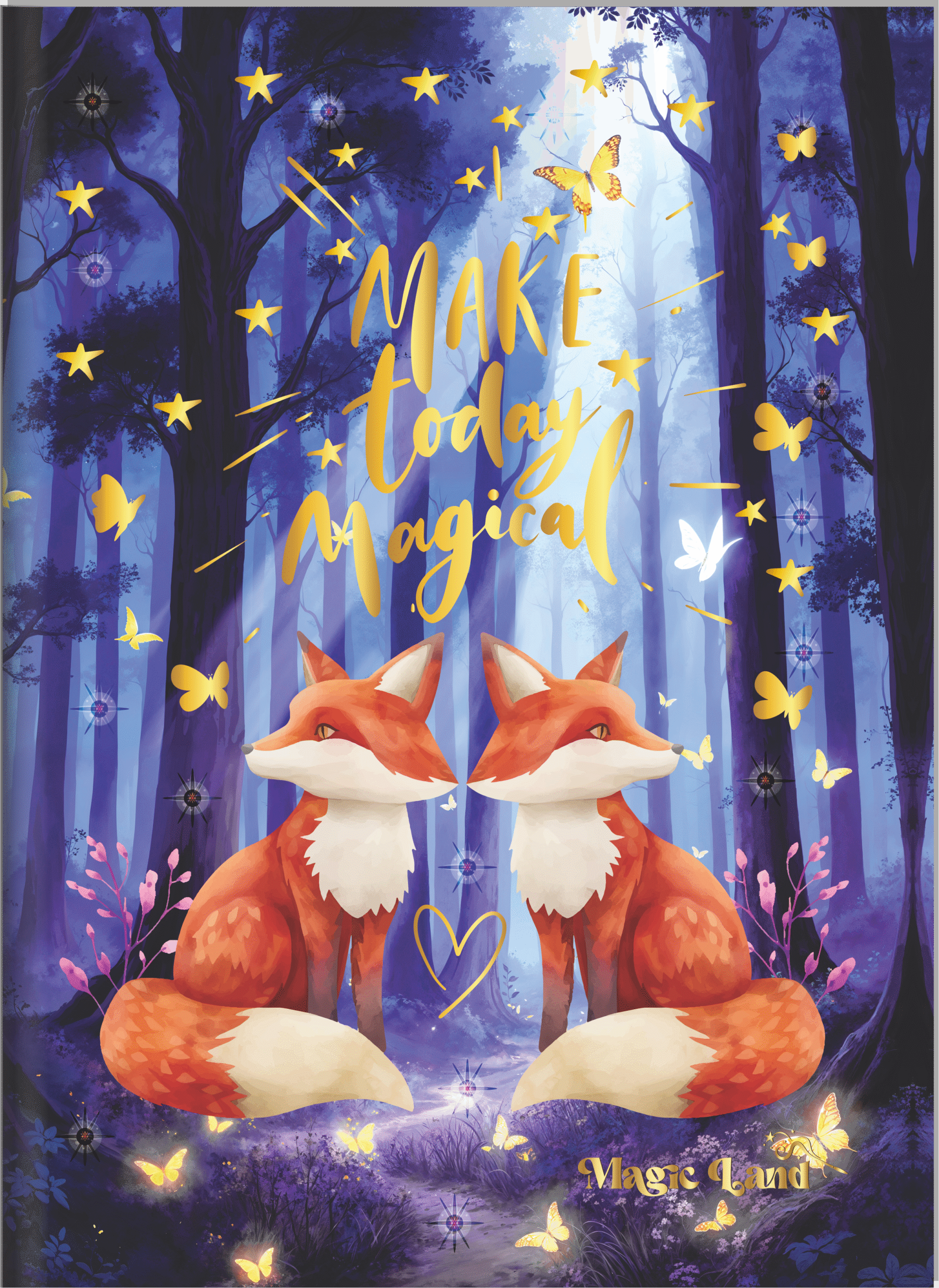 CADERNO BROCHURA 1/4 MAGIC LAND