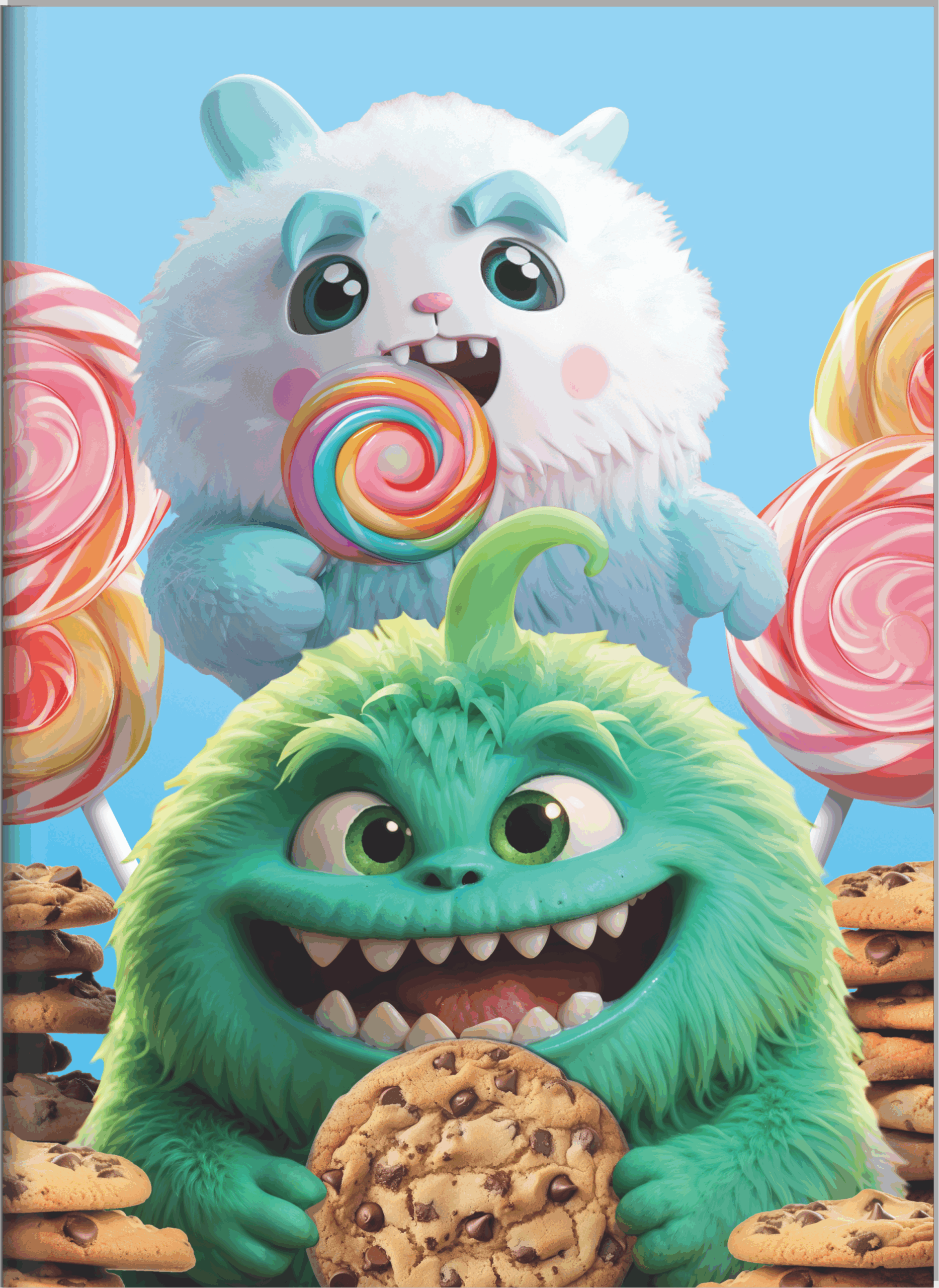 CADERNO BROCHURA UNIVERSITÁRIO MONSTER