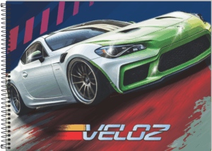 CADERNO ESPIRAL CARTOGRAFIA VELOZ