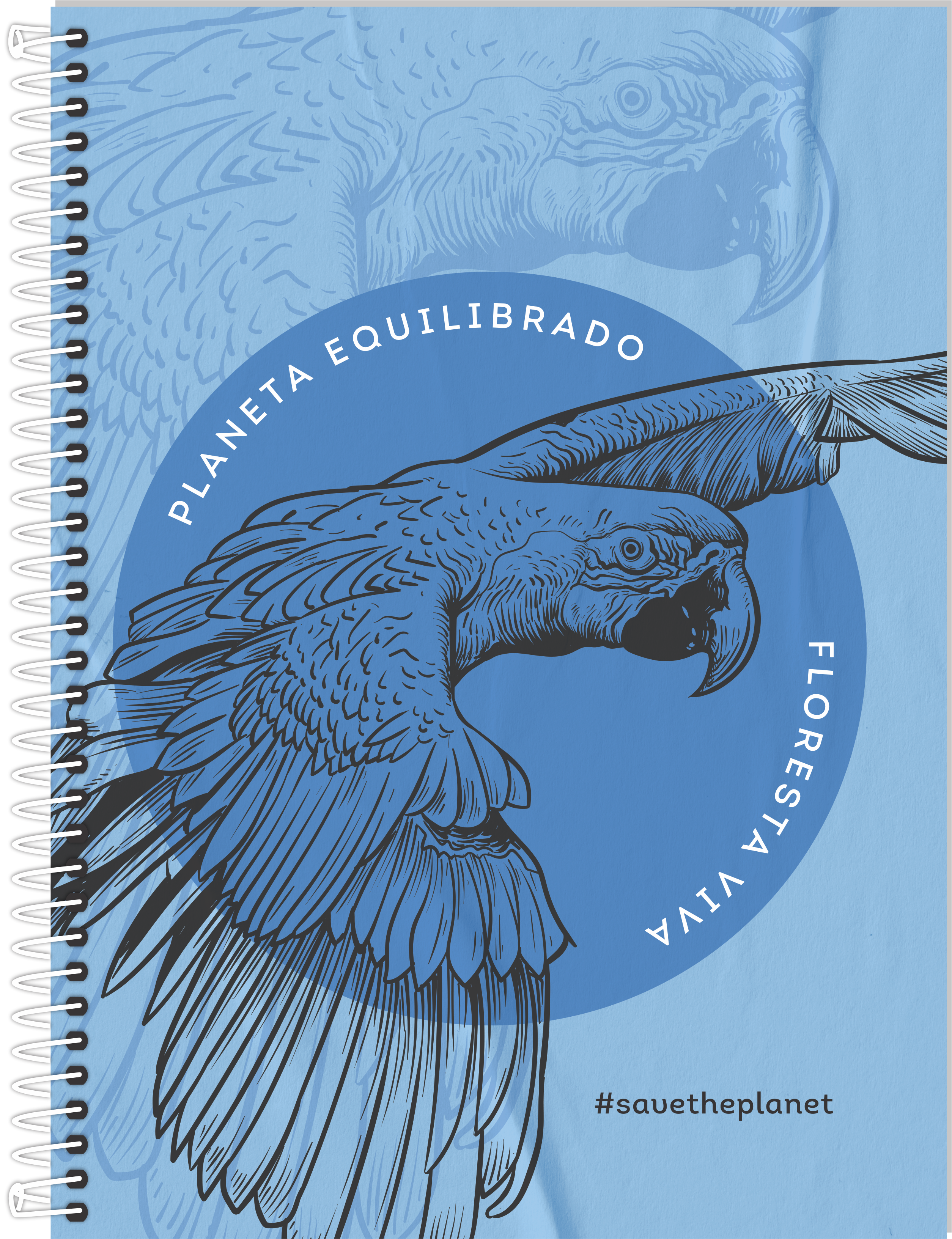 CADERNO ESPIRAL UNIVERSITÁRIO SAVE THE PLANET