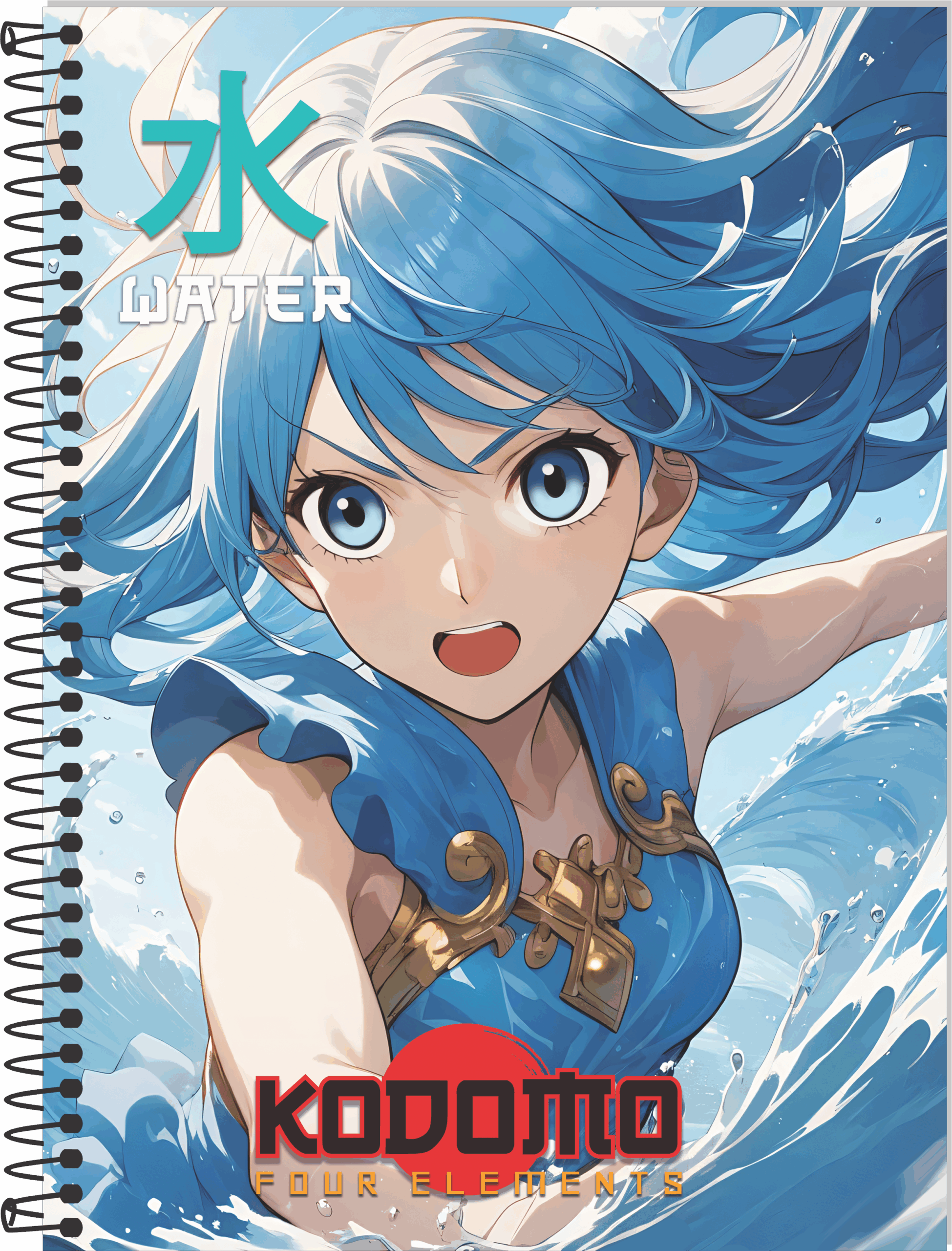 CADERNO ESPIRAL 1/4 KODOMO