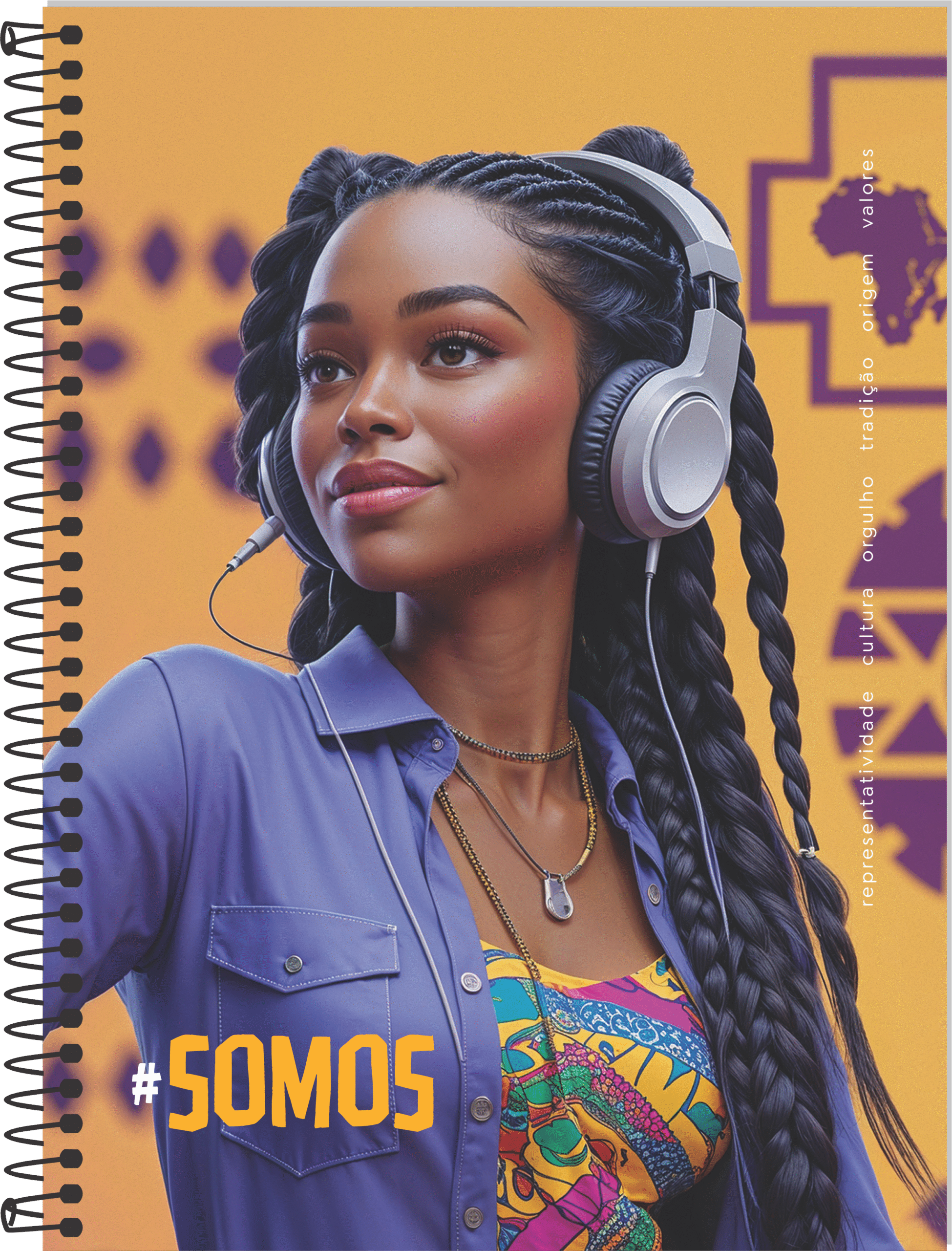 CADERNO ESPIRAL UNIVERSITÁRIO SOMOS MOVIMENTO