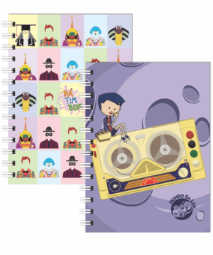 CADERNO ESPIRAL COLEGIAL MUNDO DA LUA + TV RÁ-TIM-BUM