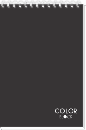 CADERNO ESPIRAL ALTO ANOTAÇÕES COLOR BLOCK