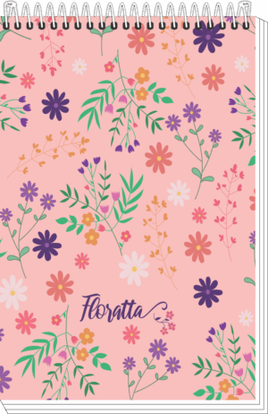 CADERNO ESPIRAL ALTO ANOTAÇÕES FLORATTA