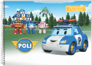 CADERNO ESPIRAL CARTOGRAFIA ROBOCAR POLI
