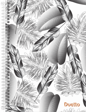 CADERNETA ESPIRAL 1/8 DUETTO