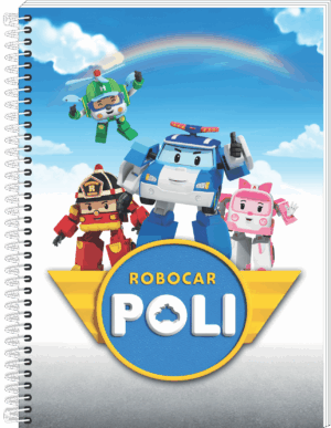 CADERNO ESPIRAL UNIVERSITÁRIO ROBOCAR POLI