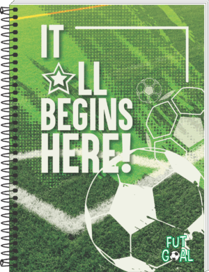 CADERNO ESPIRAL UNIVERSITÁRIO FUTGOAL