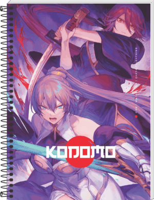 CADERNO ESPIRAL UNIVERSITÁRIO KODOMO