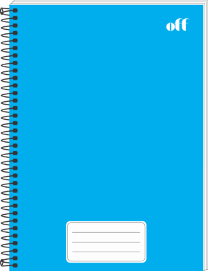 CADERNO ESPIRAL 1/4 OFF