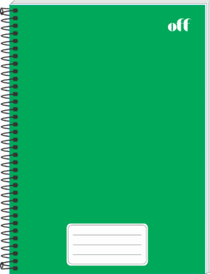 CADERNO ESPIRAL UNIVERSITÁRIO 1 MATÉRIA OFF