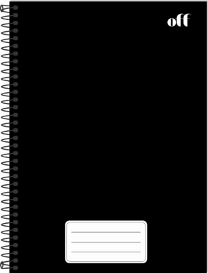 CADERNO ESPIRAL 1/4 OFF