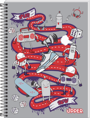 CADERNO ESPIRAL UNIVERSITÁRIO UPPER
