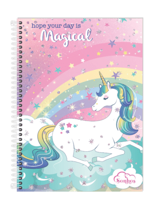 CADERNO ESPIRAL 1/4 SONHOS