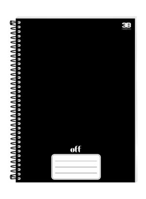 CADERNO ESPIRAL 1/4 OFF