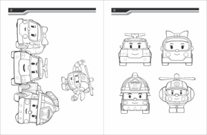 LIVRO DE COLORIR ROBOCAR POLI