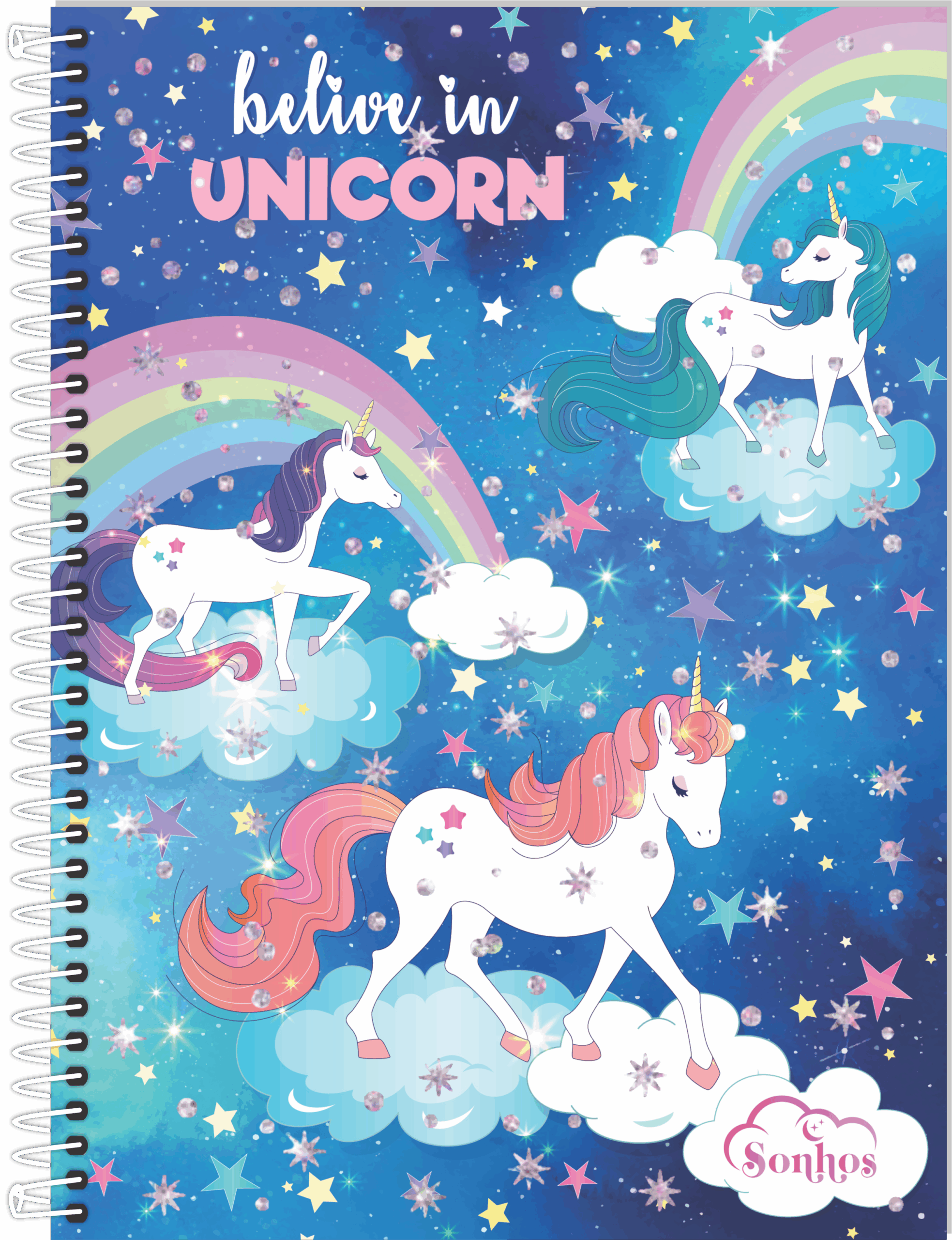 CADERNO ESPIRAL 1/4 SONHOS