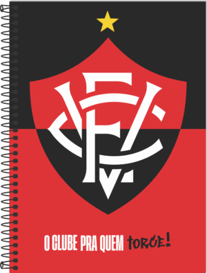 CADERNO ESPIRAL UNIVERSITÁRIO TIME VITÓRIA
