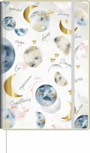 CADERNO MOL M PONTILHADO FANTASTIC SKY