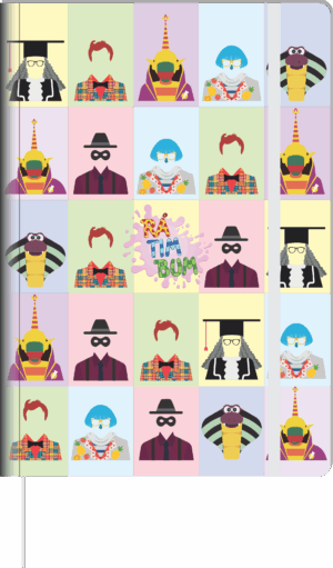 CADERNO MOL M PONT/PAUT MUNDO DA LUA + TV RÁ-TIM-BUM