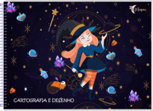 CADERNO ESPIRAL CARTOGRAFIA MAGIAS