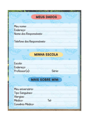 CADERNO BROCHURA 1/4 ROBOCAR POLI