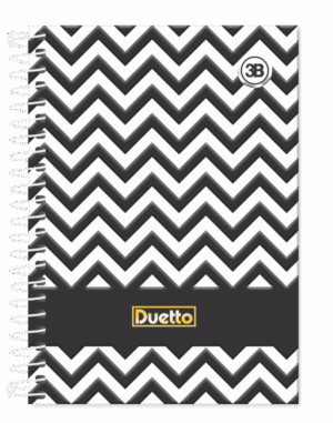 CADERNETA ESPIRAL 1/8 DUETTO