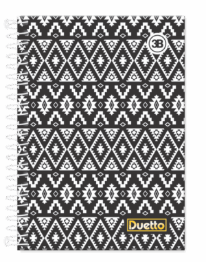 CADERNETA ESPIRAL 1/8 DUETTO