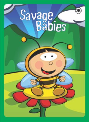 CADERNO BROCHURA 1/4 COLEGIAL SAVAGIE BABIES