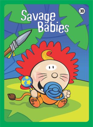 CADERNO BROCHURA 1/4 COLEGIAL SAVAGIE BABIES